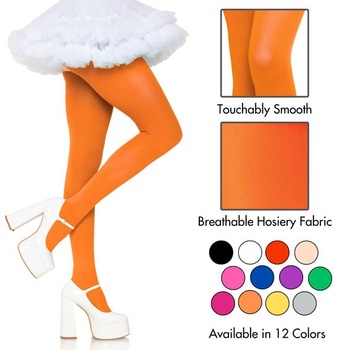 Pančucháče Leg Avenue - 730022089 oranžové Jedna veľkosť