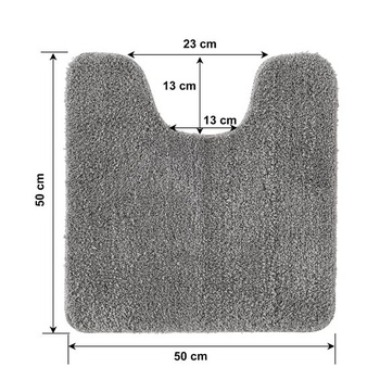 Wyewye Mikrovláknová kúpeľňová predložka, super silná kúpeľňová predložka 2 cm, super savá, 50 x