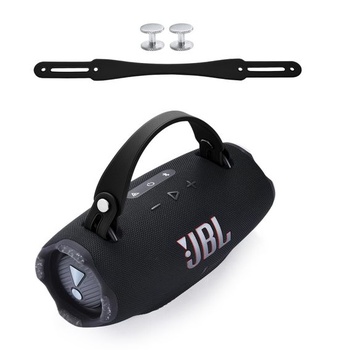 Popruh/rukoväť pre JBL Xtreme 5/Xtreme 4/Xtreme 3/Xtreme 2, čierny silikónový popruh
