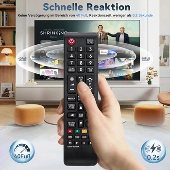 Náhradný diaľkový ovládač pre televízory Samsung AA59-00741A pre LED/LCD Smart televízory, diaľkový