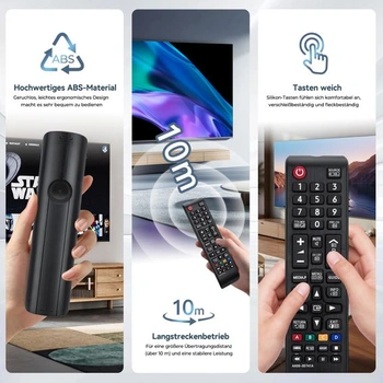 Náhradní dálkový ovladač pro televizory Samsung AA59-00741A pro LED/LCD Smart televizory, dálkový