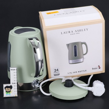 Rýchlovarná kanvica Laura Ashley zelená, 1,7L