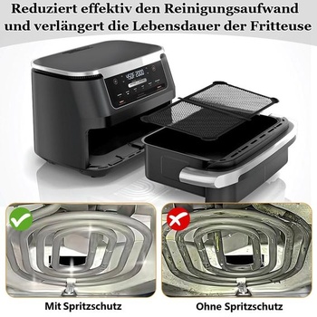 Ochranný kryt proti striekajúcej vode pre teplovzdušnú fritézu Ninja Foodi Flexdrawer 10,4 l
