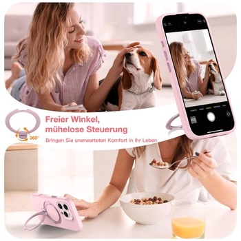 Tekutý silikonový magnetický stojánek otočný o 360° pro iPhone 16 Pro Max [magnetická