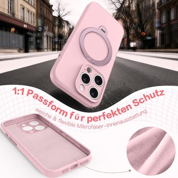 Tekutý silikonový magnetický stojánek otočný o 360° pro iPhone 16 Pro Max [magnetická