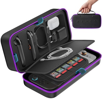 Púzdro OIVO Switch 2 pre Nintendo Switch/OLED/2, veľké púzdro pre Joy-Con a napájací adaptér EU,