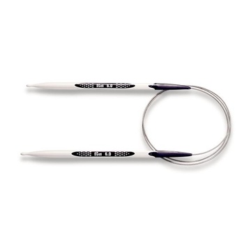 Kruhové pletacie ihlice PRYM viacfarebné s ergonomickým dizajnom z plastu, 6 mm, dĺžka 80 cm,