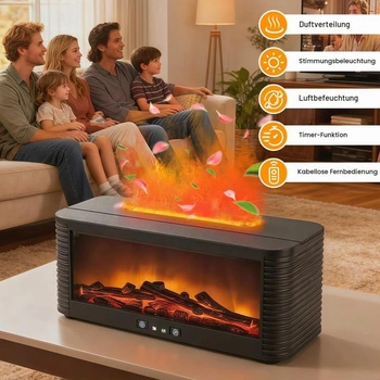 RoserRose difuzér s LED efektom plameňa