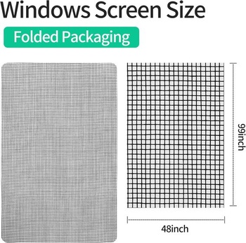 Sieť proti hmyzu na meter 120 x 250 cm, sieť proti hmyzu do okien, sieť proti hmyzu, náhradná sieť k