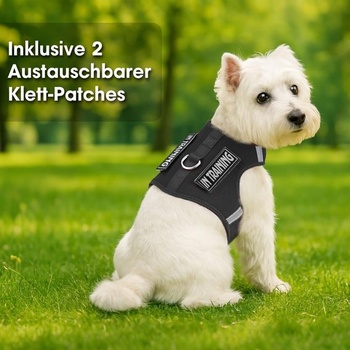 Sunraymascota postroj pre šteňatá pre malé psy + 2 suché zipsy, čierny, XXS Čierna XXS 1