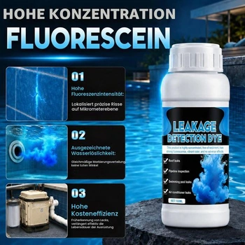 Univerzální detekce úniků, barvivo na vodní bázi pro detekci úniků, 100ml Blue-1