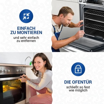 Těsnění dvířek trouby VIOKS, náhradní guma pro Miele Imperial 6432220 4696921