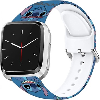 Remienky Stitch Art 23mm kompatibilný s Fitbit Versa/Versa 2/Versa Lite/Versa SE, mäkký silikónový