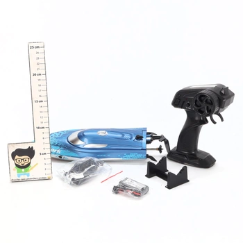 RC člun s LED světlem DEERC