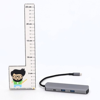 Acer Hub USB-C s Ethernetom 1000 Mbps, HDMI 4K @ 60Hz, 1 USB-C 5 Gbps, 2 USB-A 3.0, Type-C 100W PD,