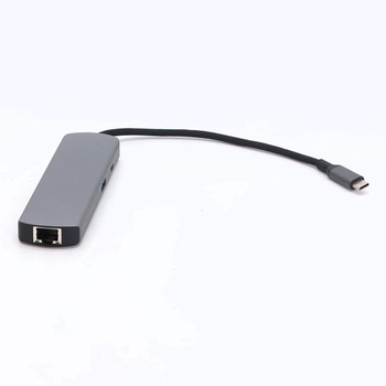 Acer Hub USB-C s Ethernetom 1000 Mbps, HDMI 4K @ 60Hz, 1 USB-C 5 Gbps, 2 USB-A 3.0, Type-C 100W PD,