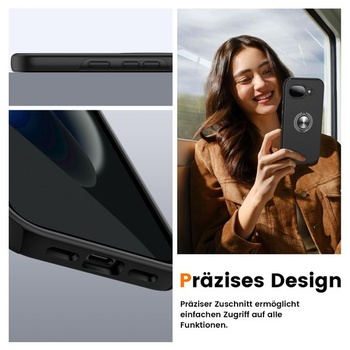Pouzdro Doeshine pro Google Pixel 10A se stojánkem, černé Google Pixel 10A černé
