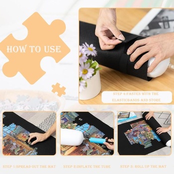 Podložky na puzzle do 1000 dielikov, kobercová podložka na puzzle, koberec až na 1500 dielikov,