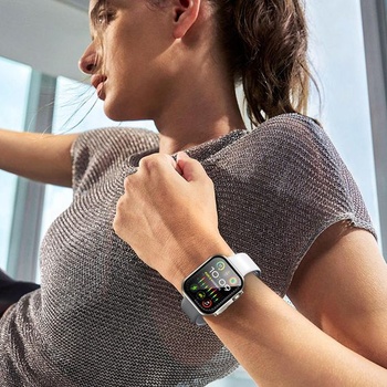 Kompatibilný kryt s ochranou displeja pre Apple Watch Series 9/8/7 45 mm [Vyzerá ako puzdro Apple