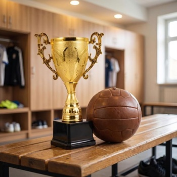 Zlatá detská športová trofej Toyvian, plastová, 17 cm, vzdelávacia odmena pre súťaže a detské