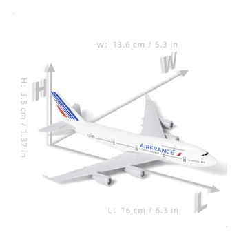 Lietadlo QIYUMOKE Boeing 747 Air France 1:400