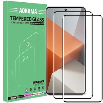 AOKUMA 3D tvrdené sklo pre Redmi Note 13 Pro Plus 5G, [2 kusy] Sklo kompatibilné s Redmi Note 13