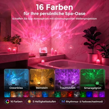 Nočné svetlo projektor UPXNBOR Starry Sky