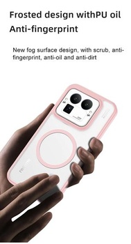 Magnetický kryt na telefon GIOPUEY pro Realme GT 8 Pro, kompatibilní s MagSafe, matný PC zadní kryt