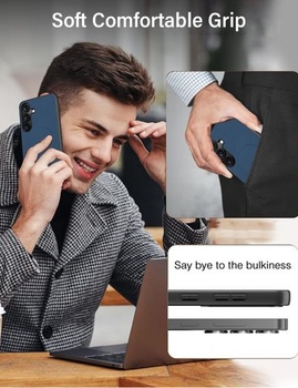 Pouzdro X-level pro Samsung Galaxy S25 Plus, PU kůže s MagSafe, modré