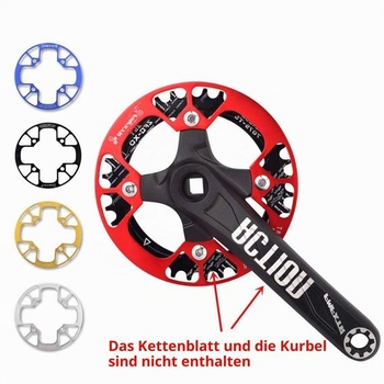 UPANBIKE Chránič prevodníka pre horské bicykle 104 BCD z hliníkovej zliatiny, kryt prevodníka pre 32~34T
