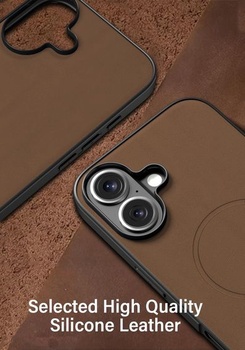 Pouzdro X-level pro iPhone 16, PU kůže pro Magsafe, Desert Sand pro iPhone 16 Desert Gold