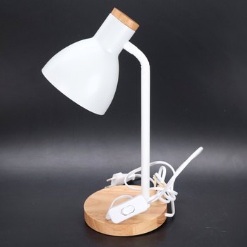 BRILONER - Nočná lampička s káblovým vypínačom, otočná, E14, max. 10W, stolná lampa, lampa, stolná