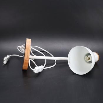 BRILONER - Nočná lampička s káblovým vypínačom, otočná, E14, max. 10W, stolná lampa, lampa, stolná