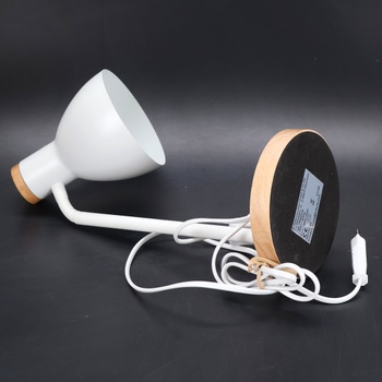 BRILONER - Nočná lampička s káblovým vypínačom, otočná, E14, max. 10W, stolná lampa, lampa, stolná
