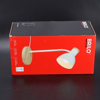 BRILONER - Nočná lampička s káblovým vypínačom, otočná, E14, max. 10W, stolná lampa, lampa, stolná