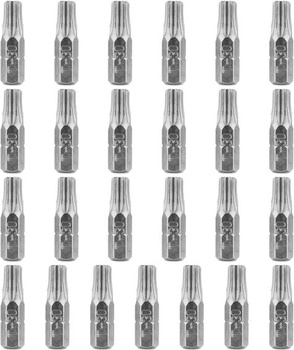 Súprava bitov HPHOPE T30 Torx (dĺžka: 25 mm, 25 kusov)