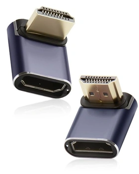 2 kusy HDMI adaptéru s úhlem 90 stupňů, HD nahoru a dolů,…