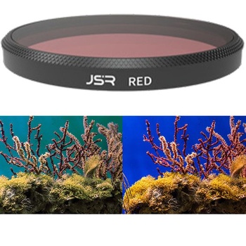 Filtr pro Insta360 GO Ultra, růžový/červený/fialový, podvodní ochrana objektivu pro vodotěsné