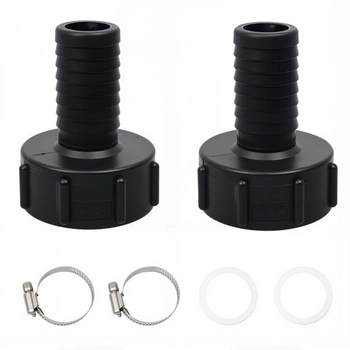 2 adaptéry IBC, vnitřní závit S60x6 60 mm na hadicový…
