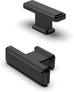 Madlá ku skrini Furniware Matt Schwarz 10ks