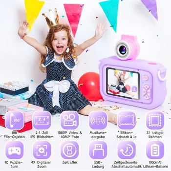Digitální fotoaparát ARNSSIEN pro děti, 2,4