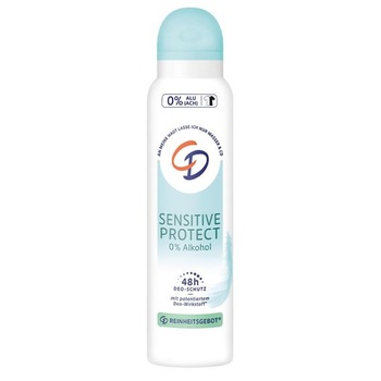 3 x CD Sensitive Protect dezodorant v spreji 0% alkoholu 0% hliníka 48h ochrana, 150 ml každý