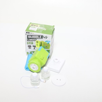Dobíjací výrobník bublín 1200mAh, ručná bublinková pištoľ 3 v 1 so statívom a otočným tanierom o