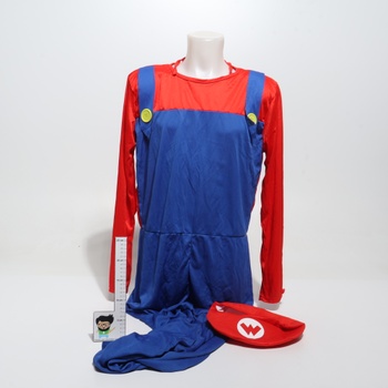 Kostým VISVIC Super Mario Luigi Bros veľ. L