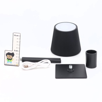 Stolová LED lampa YICAIZI bezdrôtová, čierna