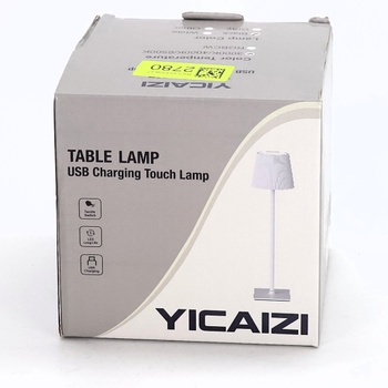 Stolová LED lampa YICAIZI bezdrôtová, čierna
