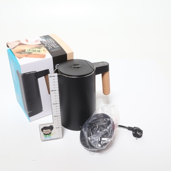 Rychlovarná konvice Arendo černá nerez 1,5 l