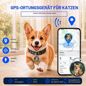 GPS tracker pro kočky, tracker pro kočky bez předplatného, GPS sledovací zařízení pro kočky na