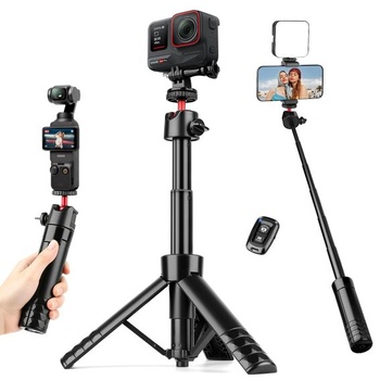 Nineigh 65cm statív na selfie tyč pre GoPro, mini statív na…