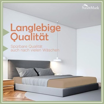 Napínacie prestieradlo z mikrovlákna NatureMark – mäkké, priedušné a ľahko udržiavateľné – šetrné k